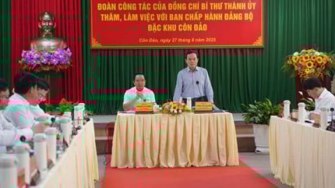 Ông Trần Lưu Quang: Xây dựng Côn Đảo thành đảo xanh, hiện đại