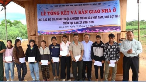 Vĩnh Thạnh xây dựng, sửa chữa 287 nhà tạm, nhà dột nát