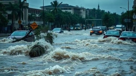 Mỹ ghi nhận số cảnh báo lũ quét cao kỷ lục