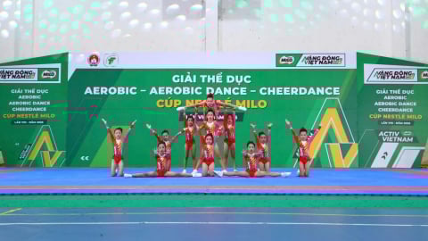 Mãn nhãn màn trình diễn của 68 đội tại Giải thể dục Aerobic Cúp MILO VIII