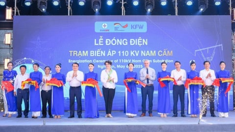 EVNNPC đóng điện trạm biến áp 110kV Nam Cấm