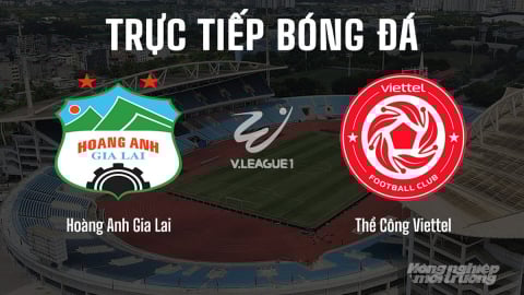 Trực tiếp Hoàng Anh Gia Lai vs Thể Công Viettel giải V-League 2024/25 hôm nay 11/5/2025