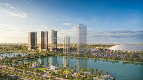 The Cosmopolitan biểu tượng kiêu hãnh tại trung tâm tài chính mới của Hà Nội.
