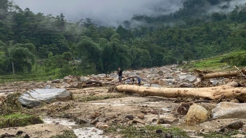 Xã vùng cao Hạnh Dịch thiệt hại 3,1 tỷ do lũ ống, lũ quét