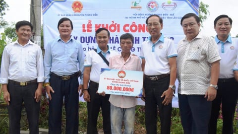 Thị xã Phong Điền ‘tăng tốc’ xóa nhà tạm, nhà dột nát