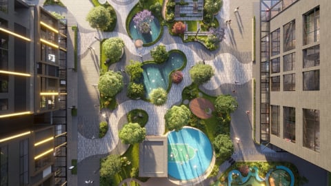 Garden Apartment – Giá trị gia tăng kép ở The Matrix One Premium