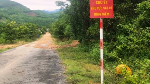 Quảng Ngãi có nguy cơ xảy ra lũ quét, sạt lở do bão số 1