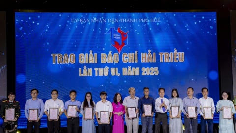 Báo Nông nghiệp và Môi trường đoạt giải Báo chí Hải Triều 2025