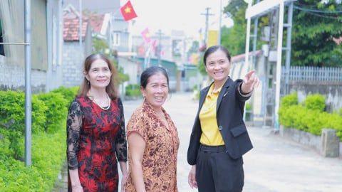 Cây liễu trước gió thôn tôi
