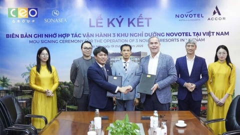 Ký kết ghi nhớ hợp tác chuỗi khu nghỉ dưỡng Novotel tại Việt Nam