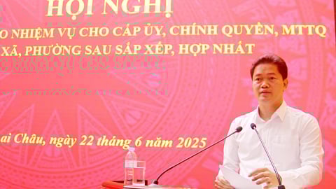 Lai Châu giao nhiệm vụ cho các xã, phường sau sắp xếp