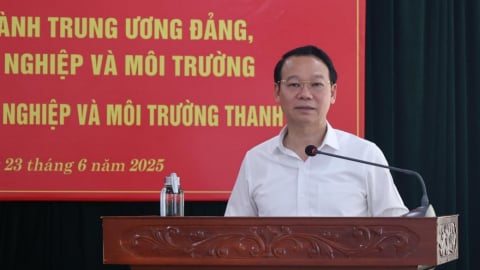 Bộ trưởng Đỗ Đức Duy ấn tượng với tăng trưởng ngành NN&MT Thanh Hóa