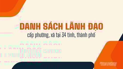 Chi tiết danh sách Bí thư, Chủ tịch phường, xã tại 34 tỉnh, thành phố