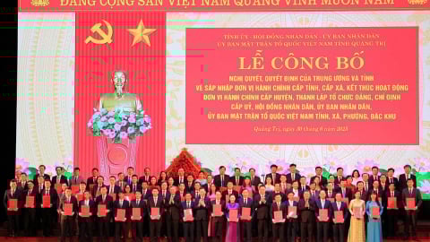Danh sách lãnh đạo tại 78 xã, phường ở tỉnh Quảng Trị
