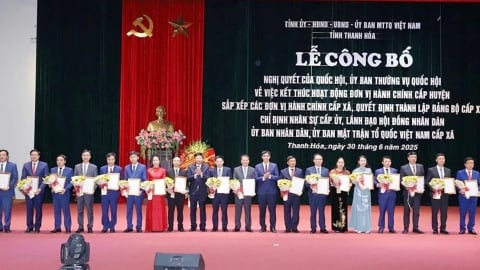 Danh sách lãnh đạo tại 166 xã, phường ở tỉnh Thanh Hóa