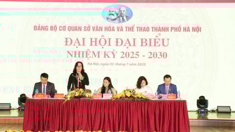 Đại hội Đảng bộ Sở Văn hóa và Thể thao Hà Nội 2025 - 2030
