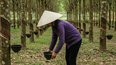 Giá cao su hôm nay 8/7/2025: Quay đầu giảm
