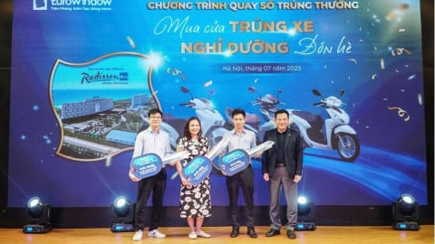 Eurowindow quay số may mắn tìm ra chủ nhân 3 xe máy Honda cao cấp