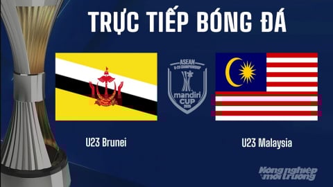Trực tiếp Brunei vs Malaysia giải U23 ĐNÁ 2025 trên VTV5 hôm nay 18/7