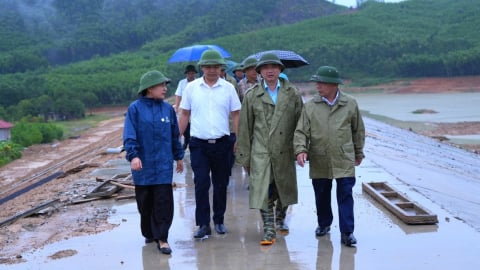Nghệ An lo ngại bão Wipha đe dọa các công trình thủy lợi trọng điểm