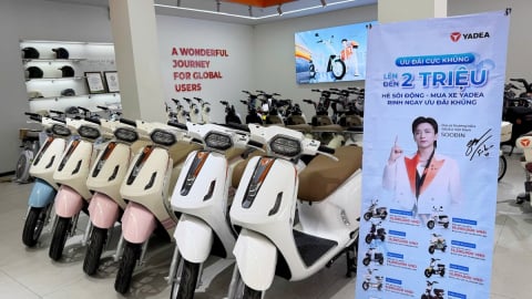 Xe máy điện Yadea hỗ trợ người tiêu dùng chuyển đổi phương tiện xanh