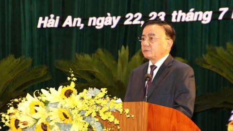 Thường trực Ban Bí thư Trần Cẩm Tú dự Đại hội Đảng bộ phường Hải An