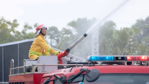 Petrolimex diễn tập xử lý tình huống khẩn cấp, nâng cao năng lực phối hợp