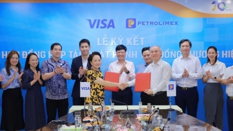 Petrolimex hợp tác cùng VISA mở rộng giải pháp thanh toán số
