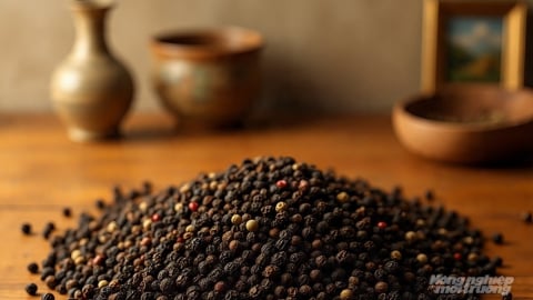 Giá tiêu hôm nay 6/8/2025: Đắk Lắk tăng 500 đồng/kg