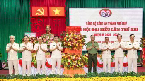 Công an thành phố Huế đoàn kết, xây dựng lực lượng trong sạch, vững mạnh