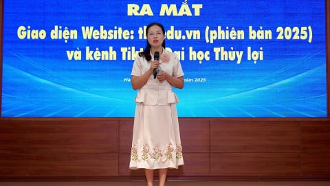 Trường đầu ngành thủy lợi nâng chuẩn trải nghiệm bằng website mới