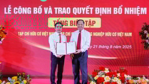 Nhà báo Đỗ Ngọc Thi làm Tổng biên tập Tạp chí Hữu cơ Việt Nam