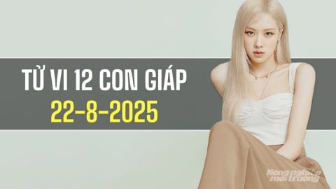 Tử vi 12 con giáp ngày 22/8/2025: Người tuổi Thân sẽ gặp nhiều thuận lợi