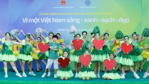 Tổng thuật: Lễ phát động toàn dân tham gia bảo vệ môi trường