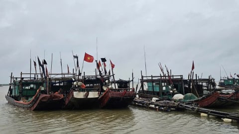 Thanh Hóa đang kêu gọi 18 phương tiện hoạt động trên biển về tránh trú