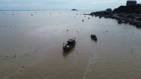 Thanh Hóa: Tàu thuyền cuống cuồng chạy bão