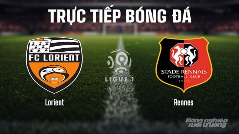 Trực tiếp Lorient vs Rennes giải Ligue 1 trên On Football hôm nay 24/8/2025