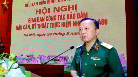 Lực lượng hậu cần, kỹ thuật A80 sẵn sàng cao nhất cho nhiệm vụ
