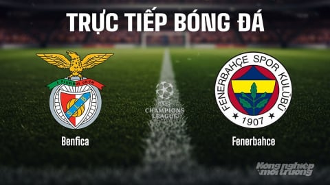 Trực tiếp Benfica vs Fenerbahce giải Cúp C1 Châu Âu trên TV360 ngày 28/8/2025