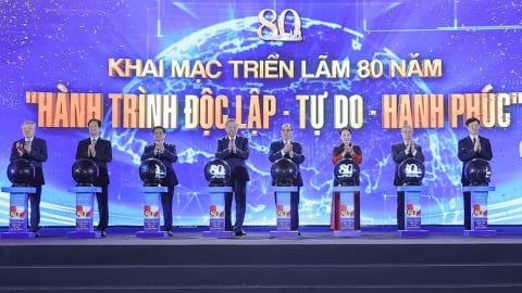 Khai mạc Triển lãm '80 năm hành trình Độc lập - Tự do - Hạnh phúc'