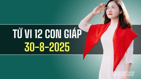 Tử vi 12 con giáp ngày 30/8/2025: Tuổi Tý phải triển, tuổi Sửu ổn định