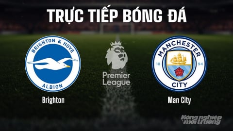 Trực tiếp Brighton vs Man City giải Ngoại hạng Anh trên K+ SPORT 1 ngày 31/8/2025