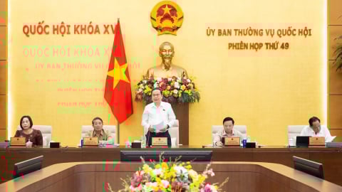Ủy ban Thường vụ Quốc hội khai mạc Phiên họp thứ 49