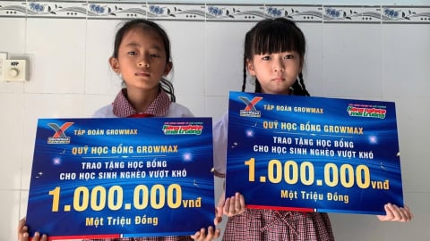 Tiếng trống khai giảng ở Vĩnh Long, học bổng GrowMax nâng bước ước mơ