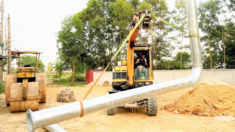 Cần đảm bảo vốn đối ứng phục vụ thi công các dự án nước sạch