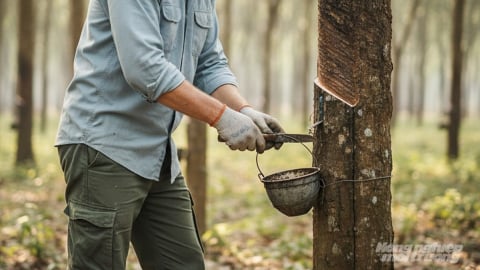 Giá cao su hôm nay 9/9/2025: Vẫn tăng giảm trái chiều