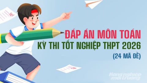 Đáp án Toán tốt nghiệp THPT Quốc gia năm 2026 [Gợi ý]