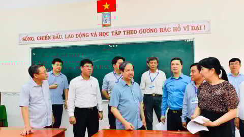 Đảm bảo an toàn cho thí sinh tại các tỉnh ảnh hưởng bão số 1