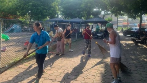Phường Tương Mai xử lý vi phạm trật tự đô thị và vệ sinh môi trường