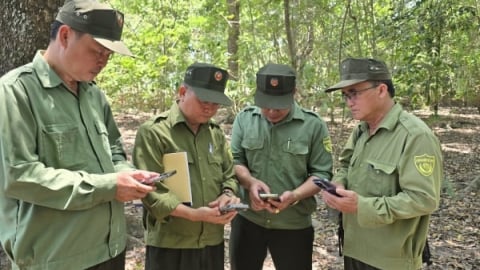 'Cuộc chiến' giữ rừng phòng hộ: [Bài 3] Ứng dụng công nghệ Smart trong tuần tra bảo vệ rừng
